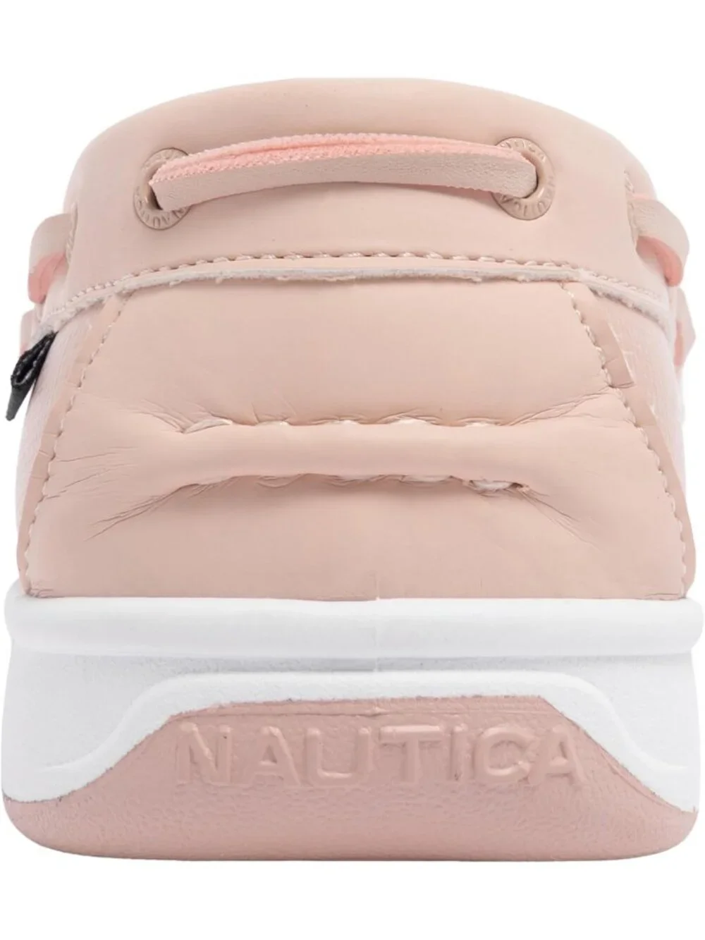 Women's Blush Emboss Faux Leather Moc-Toe Loafers with Cushioned Insole Sneakers